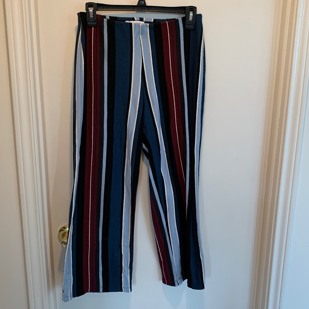 Urban Outfitters Striped Cropped Pants